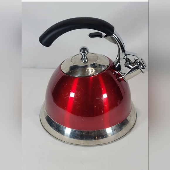 Kitchen Masterclass Premium Collection Whistling Tea Kettle Stainless